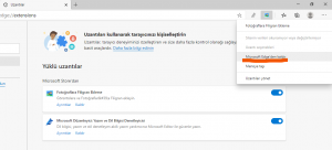 Microsoft Edge Uzantıları Kaldırma veya Devre Dışı Bırakma - 4